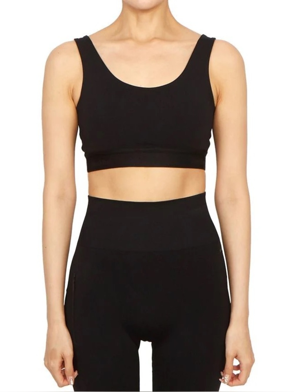 MaxMara Leisure Nerone Black Sports Bra, size M